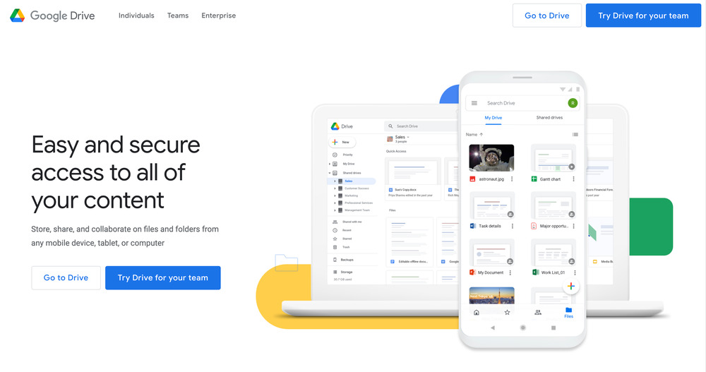 google drive - startup tools