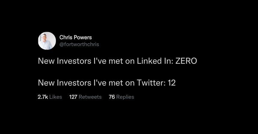 finding angel investors on twitter