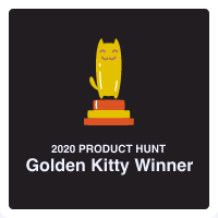 Product Hunt Golden Kitty Award Winner Badge