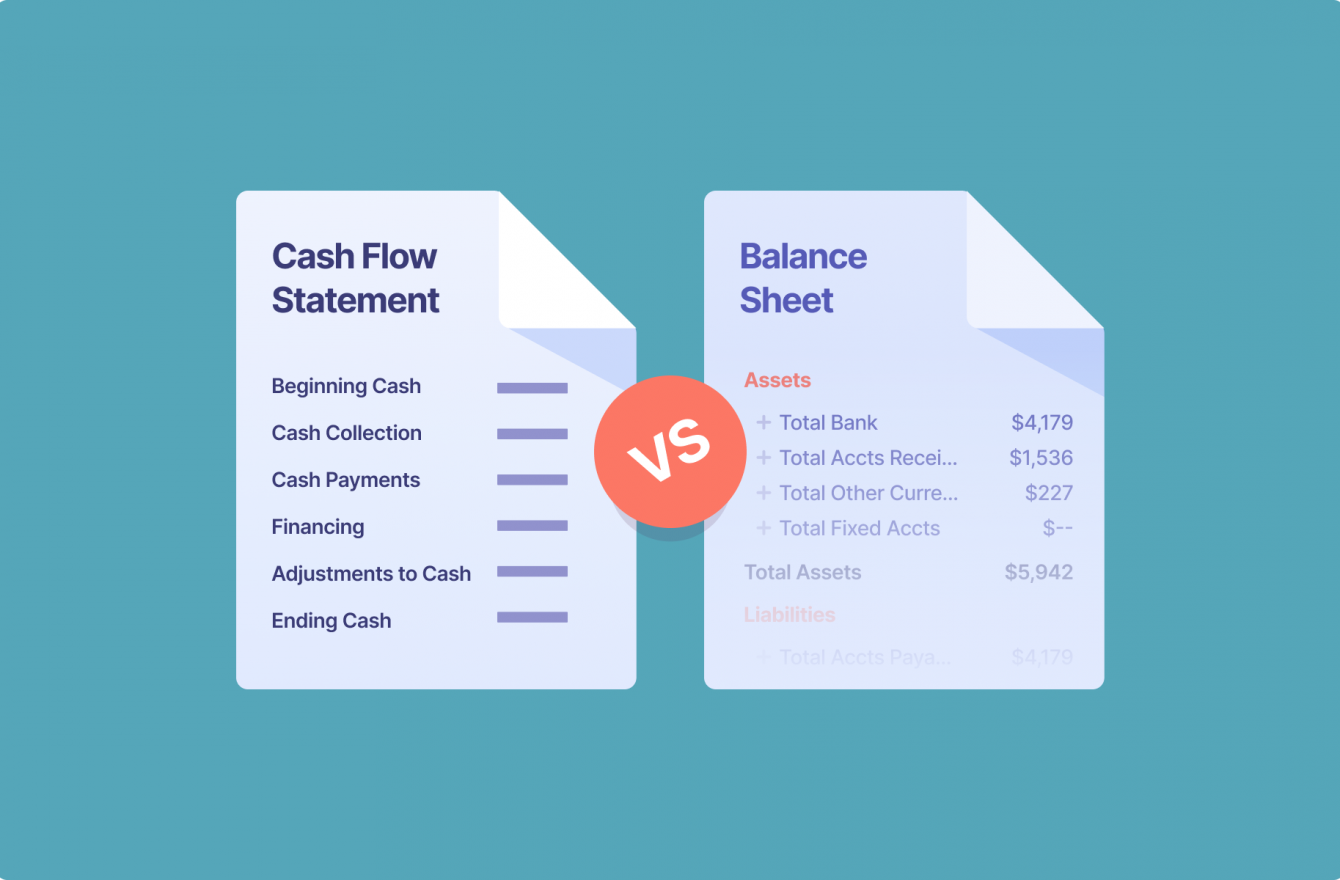 cash flow statement and balance sheet